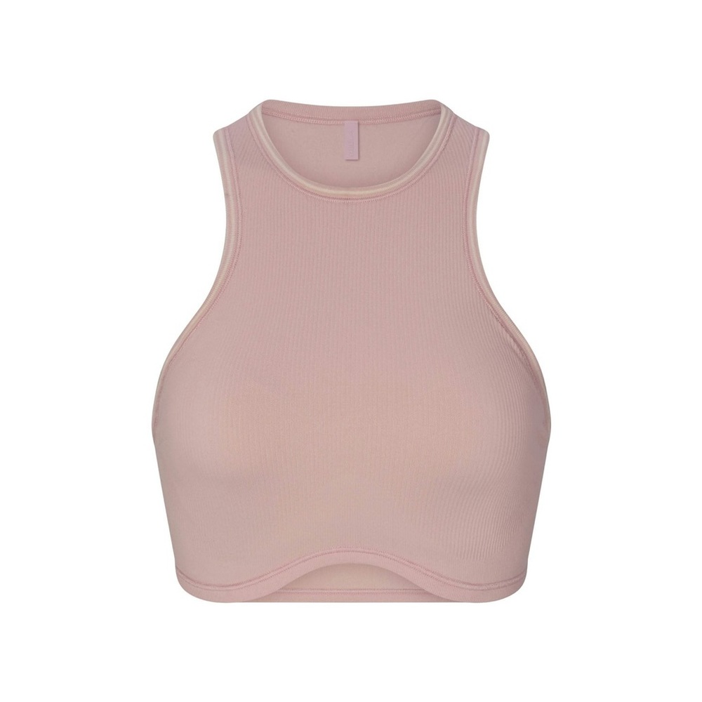NikeSKIMS Ribbed Seamless RACER FRONT BRA - Picture 2 of 7